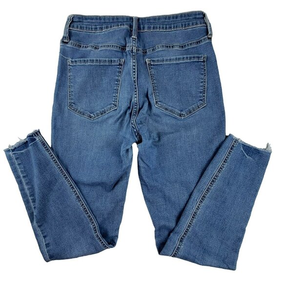 Old Navy Girls Jeans Rockstar Distressed Super Skinny High Rise size 8 JH1669089 - Picture 3 of 6